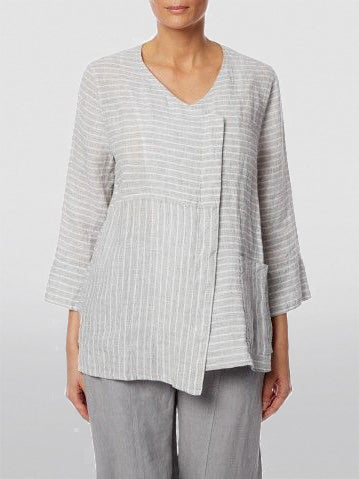 Cotton And Linen striped top